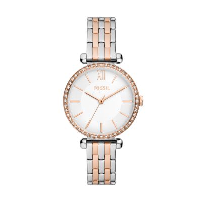 Tillie Three-Hand Two-Tone Stainless Steel Watch