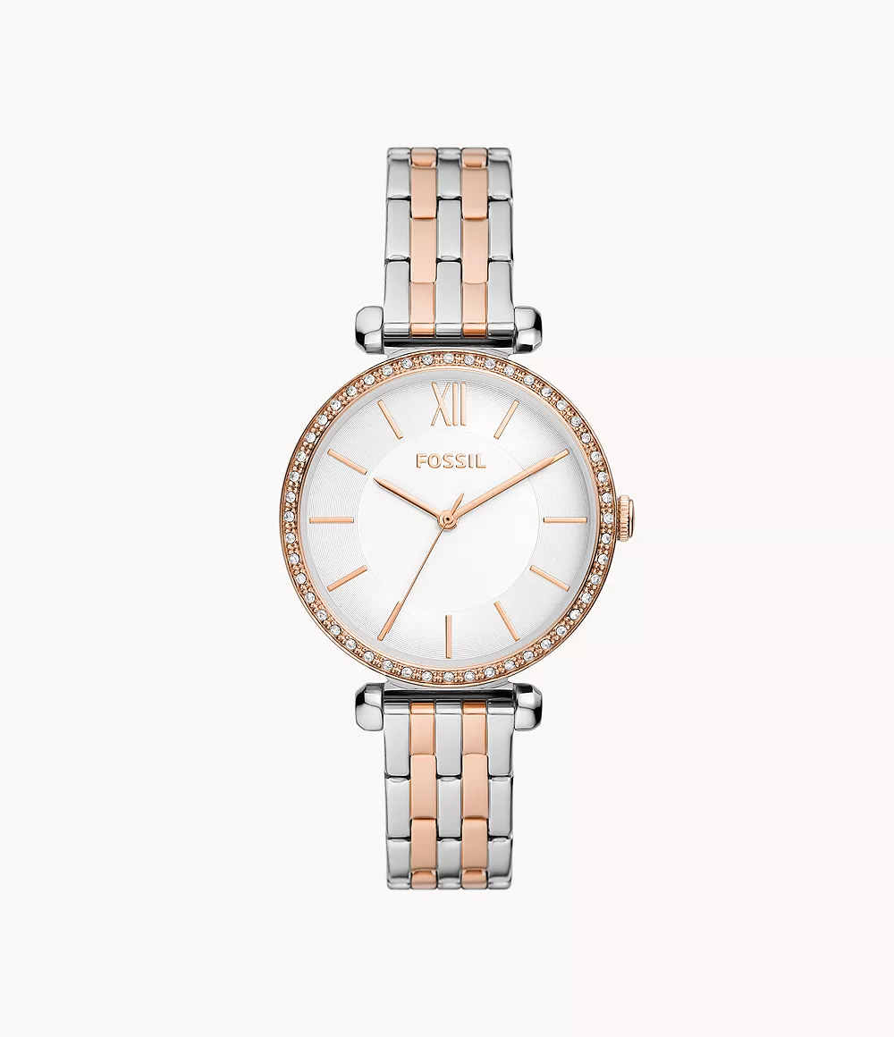 Tillie Three-Hand Two-Tone Stainless Steel Watch
