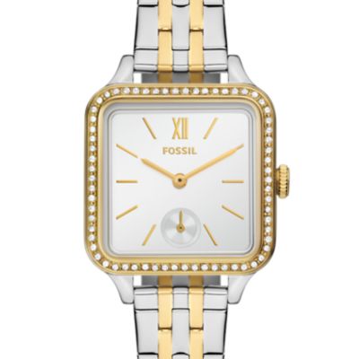 Colleen Three-Hand Two-Tone Stainless Steel Watch