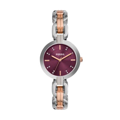 Kerrigan Three-Hand Two-Tone Stainless Steel Watch