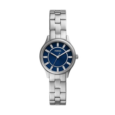 Fossil Outlet Women's Modern Sophisticate Three-Hand Stainless Steel Watch - Silver