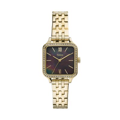 Colleen Three-Hand Gold-Tone Stainless Steel Watch - BQ3917 - Fossil