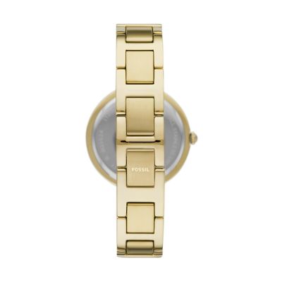 Karli Three-Hand Gold-Tone Stainless Steel Watch