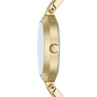 Kerrigan Three-Hand Gold-Tone Stainless Steel Watch - BQ3925 - Fossil