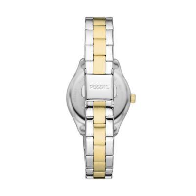 Rye Three-Hand Date Two-Tone Stainless Steel Watch