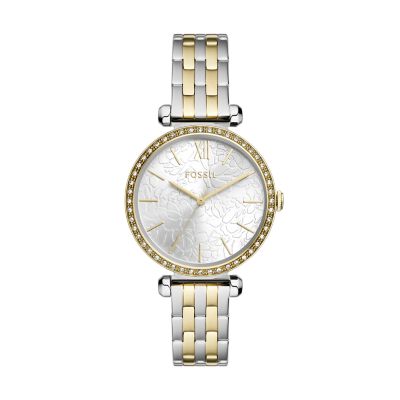 Tillie Three-Hand Two-Tone Stainless Steel Watch