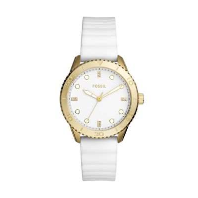 Fossil white dial hotsell