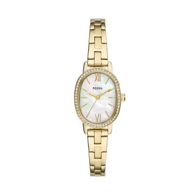 Gold for Penny Three-Hand Gold-Tone Stainless Steel Watch