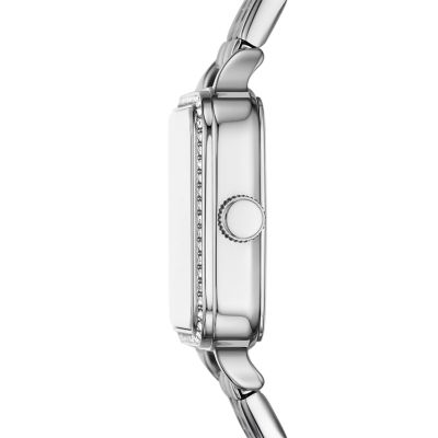 Colleen Three-Hand Stainless Steel Watch