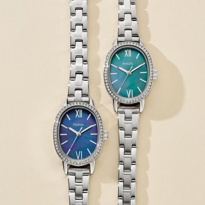 Penny Three-Hand Stainless Steel Watch - BQ5002 - Fossil
