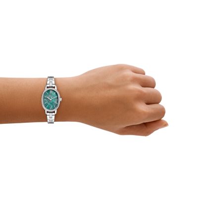 【公式】アクセサリーの激安通販 Penny Three-Hand Stainless Steel Watch - BQ5002 - Fossil 時計