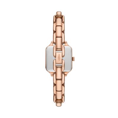 Colleen Three-Hand Rose Gold Stainless Steel Watch