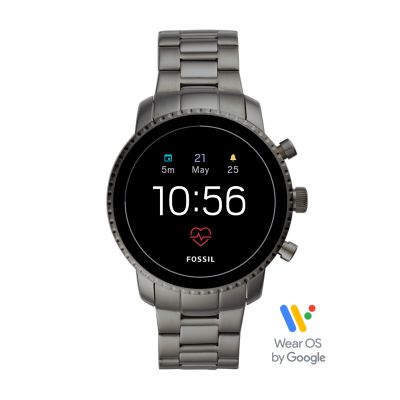 Gen 4 Smartwatch Explorist HR Black Silicone FTW4018 Fossil