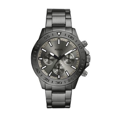 [フォッシル] 腕時計 BANNON BQ2491 メンズ スモーク Bannon Multifunction Smoke Stainless Steel Watch - BQM2491 - Fossil