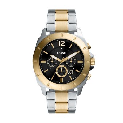 Gold,Silver for Privateer Chronograph Smoke Stainless Steel Watch