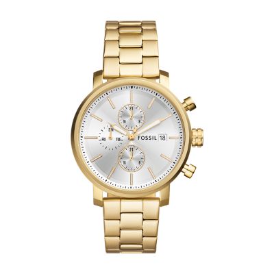 Rhett Multifunction Gold-Tone Stainless Steel Watch
