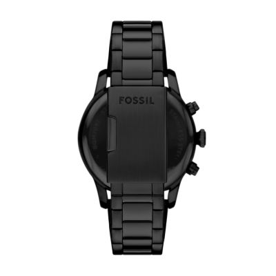 BENNETT マルチファンクション ブラック ステンレススチールウォッチ