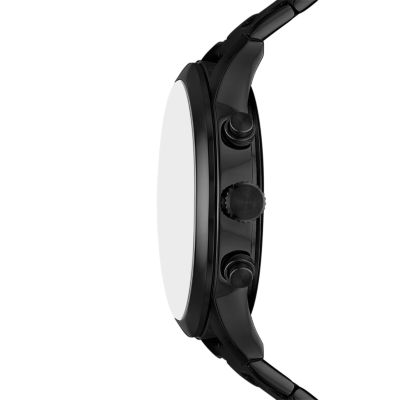 BENNETT マルチファンクション ブラック ステンレススチールウォッチ