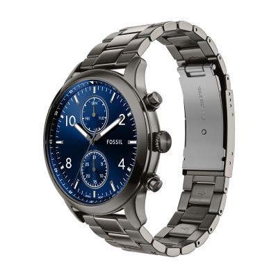 Bennett Multifunction Gunmetal Stainless Steel Watch  display picture 3