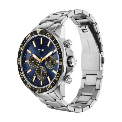 Bannon Multifunction Stainless Steel Watch