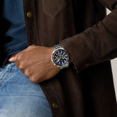 Bannon Multifunction Stainless Steel Watch
