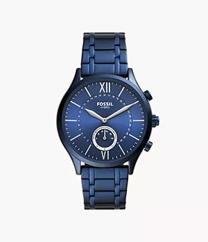 Hybrid Smartwatch Fenmore Blue Stainless Steel