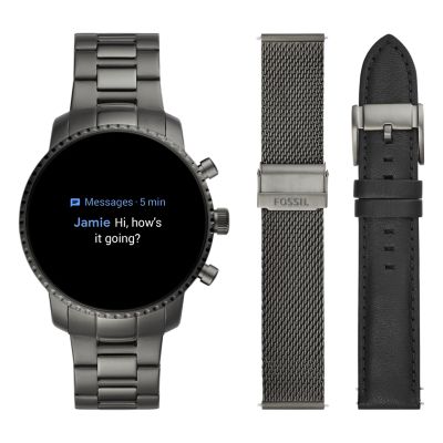 REFURBISHED Gen 4 Smartwatch Explorist HR Smoke Stainless Steel