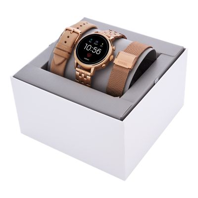 Fossil gen 4 store rose gold review