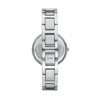 Karli Three-Hand Silver-Tone Watch