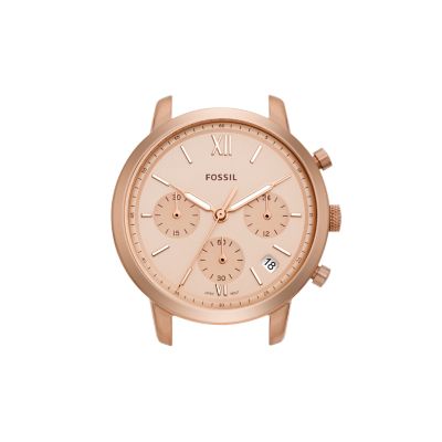 Neutra Chronograph Rose Gold-Tone Stainless Steel Watch Case