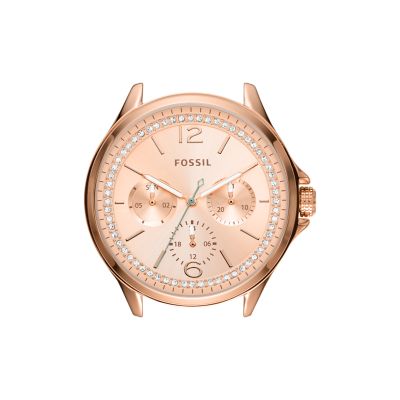 Rose Gold-Tone Multifunction Watch