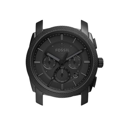 Fossil machine chronograph discount black