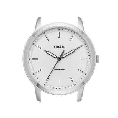 

Fossil Homme Boîtier interchangeable The Minimalist extra-plat blanc à trois aiguilles