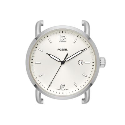 Fossil commuter best sale stainless steel