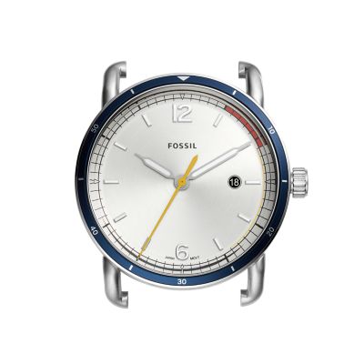 Fossil commuter best sale stainless steel