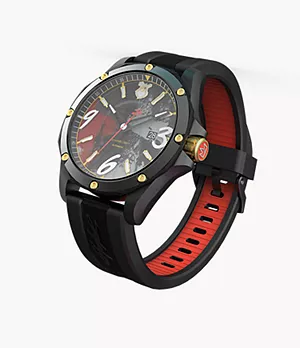 King Saladeen Automatic Multicolor Silicone Watch