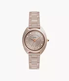 Gabby Three-hand Date Salted Caramel Stainless Steel And Ceramic Watch
