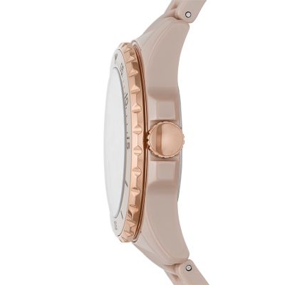 Fossil watch ceramic clearance band