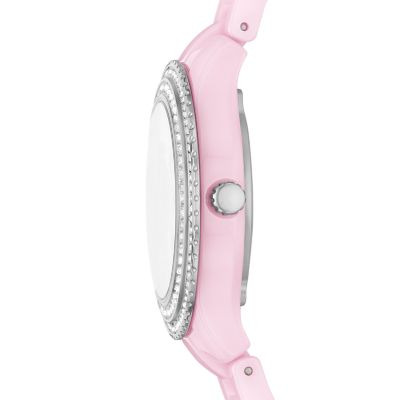 Fossil on sale watch pink