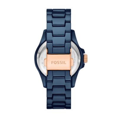 Fossil ceramic watch discount men's