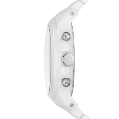 Fossil white ceramic discount watch band replacement