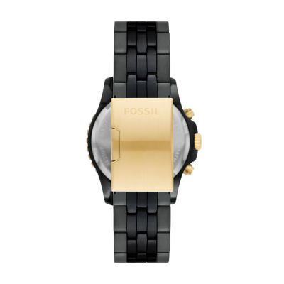 Black ceramic watch outlet fossil