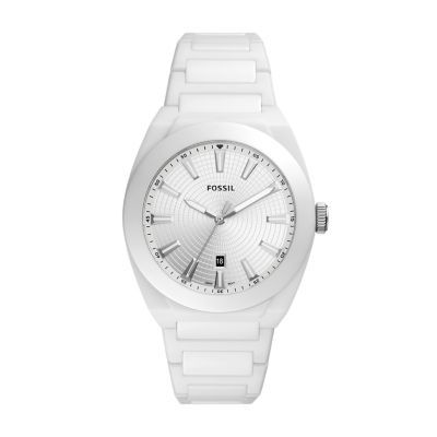 Ripley - RELOJ FOSSIL GRANT CERÁMICO CE5020 PARA HOMBRE CRONOMETRO CAJA Y  CORREA DE CERÁMICA BLANCO