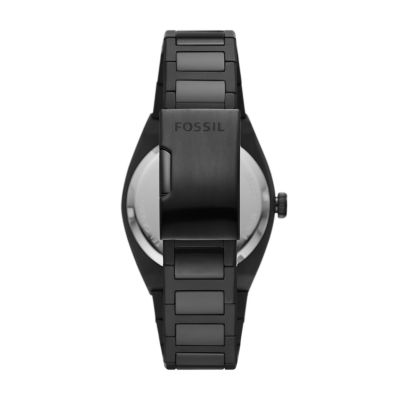 Black ceramic 2024 watch fossil