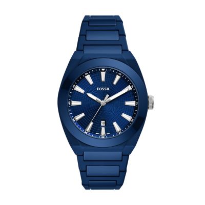 Everett Three-Hand Date Navy Ceramic Watch - CE5029 - Fossil