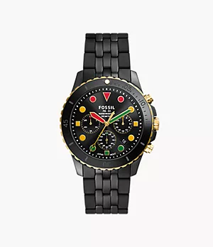Black History Month FB-01 Chronograph Black Ceramic Watch