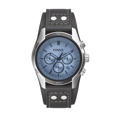 Watch - Chronograph - Black Fossil Coachman CH2564 Leather