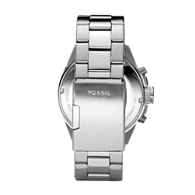 Fossil all stainless steel 10 atm precio new arrivals