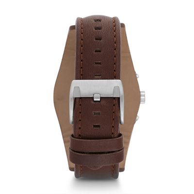 Coachman Chronograph Brown Leather Watch CH2891 Fossil