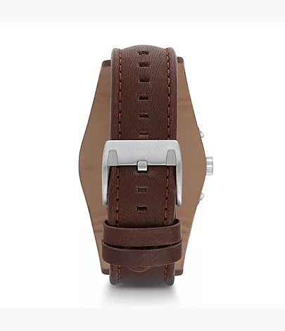Coachman Chronograph Brown Leather Watch - CH2891 - Fossil